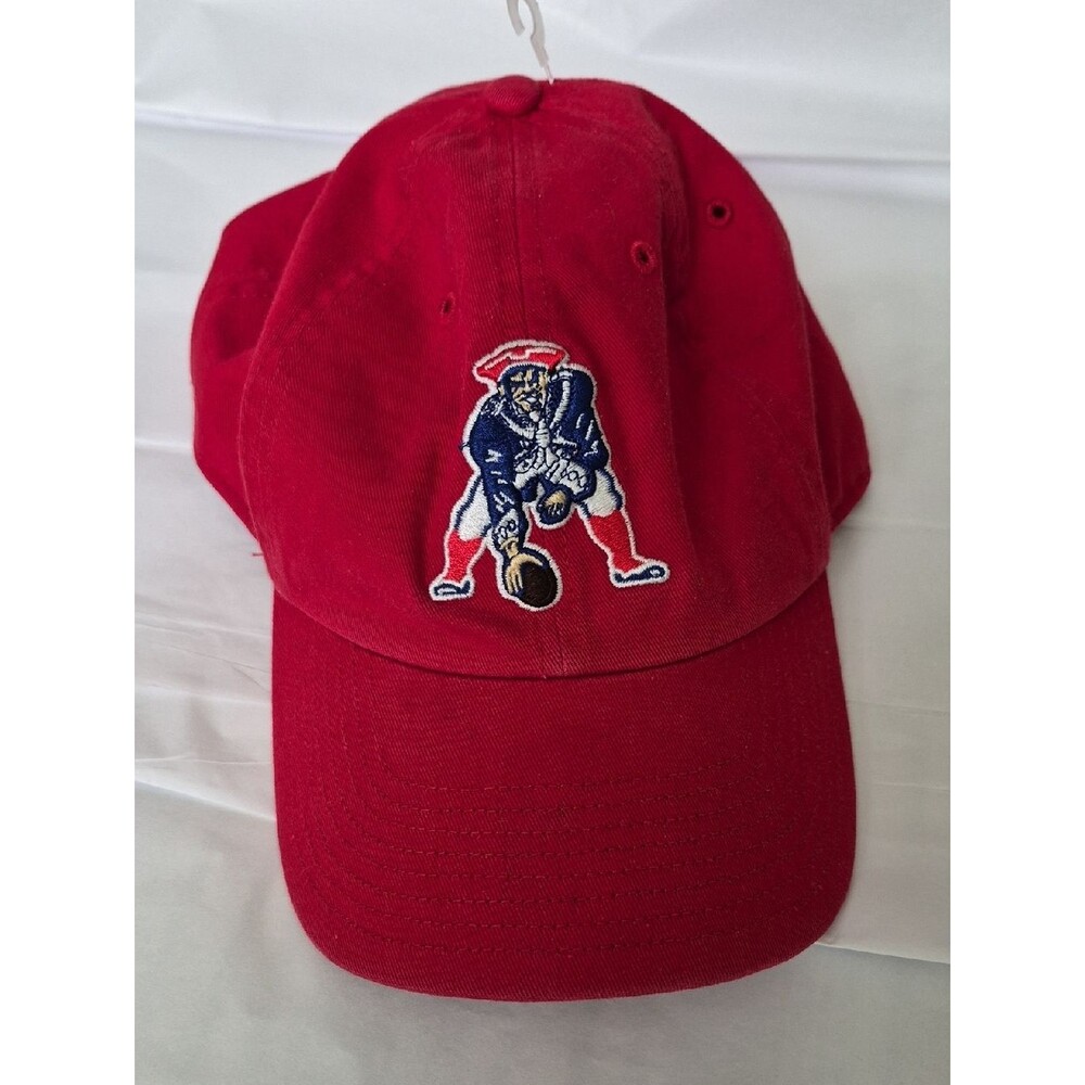 NFL New England Patriots 47 Brand OS Baseball Cap Patriot Pat Embroidered Vtg